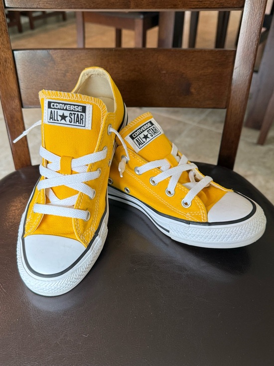 Converse Shoes - Converse Low Top Sneakers in Bright Yellow with White Accents